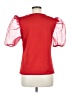 Dalin Red Short Sleeve Top Size M - photo 2
