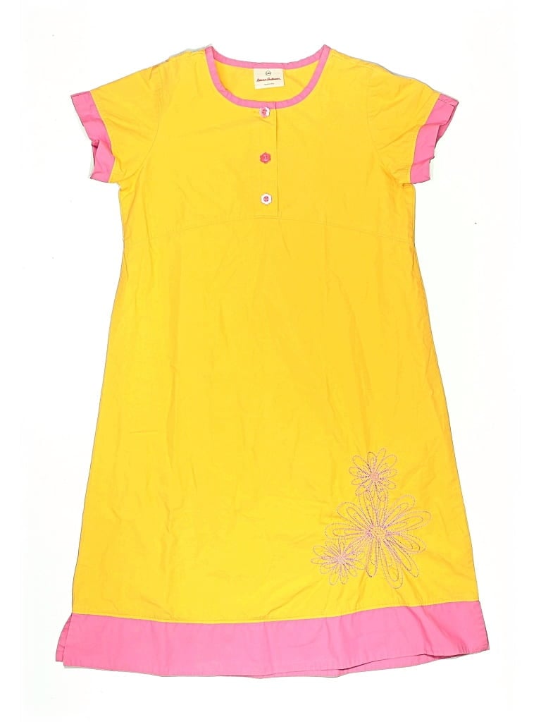 Pre-owned Hanna Andersson Kids' Dress In Yellow