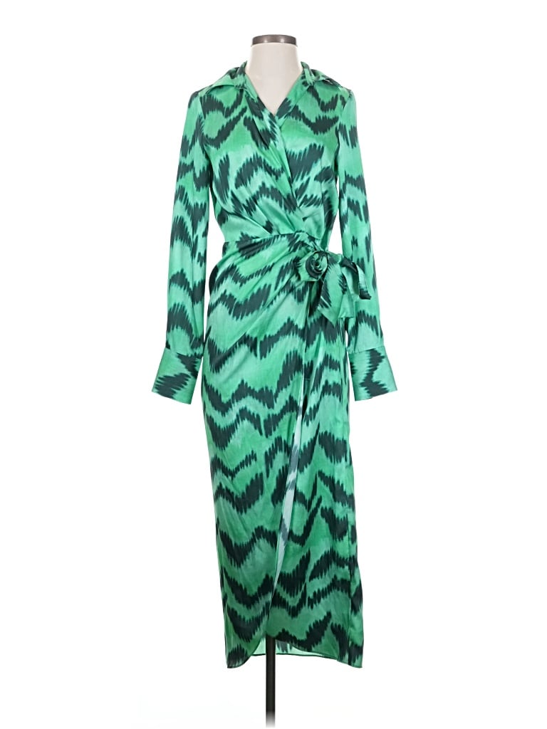 Mng Casual Dress In Green
