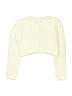 Rare Editions 100% Polyester Ivory Cardigan Size 8 - photo 2