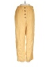 Zara Solid Yellow Casual Pants Size S - photo 1