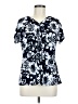 Christopher & Banks Blue Short Sleeve Blouse Size M - photo 1