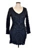 Sheilay Blue Cocktail Dress Size L - photo 1