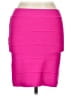 BCBGMAXAZRIA Solid Pink Formal Skirt Size L - photo 1