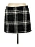 Gap Plaid Black Wool Skirt Size 6 - photo 1