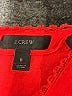 J.Crew 100% Linen Red 3/4 Sleeve Blouse Size 0 - photo 7