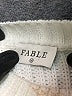 Fable 100% Acrylic Ivory Pullover Sweater Size M - photo 7