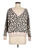 Cupcakes & Cashmere Animal Print Tan Pullover Sweater Size M - photo 1