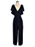 ASTR The Label 100% Polyester Solid Blue Jumpsuit Size M - photo 1