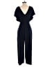 ASTR The Label 100% Polyester Solid Blue Jumpsuit Size M - photo 2
