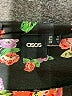 ASOS 100% Polyester Floral Black Casual Skirt Size 0 - photo 3