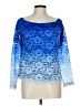 Venus Blue Long Sleeve Blouse Size L - photo 1