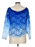 Venus Blue Long Sleeve Blouse Size L - photo 2
