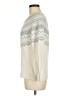 Talbots Chevron-herringbone Ivory Pullover Sweater Size M - photo 5