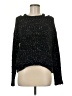 Mudd 100% Polyester Metallic Black Pullover Sweater Size M - photo 1