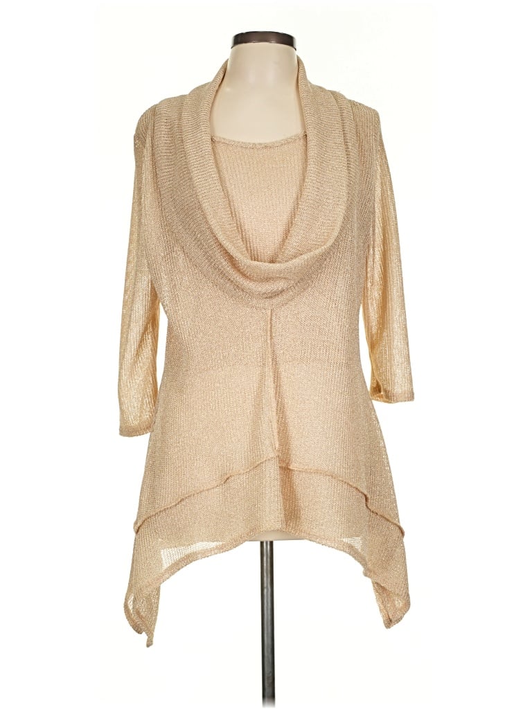 Pre-owned Coco Bianco Cardigan Sweater In Brown
