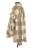 PacSun Plaid Tan Faux Fur Jacket Size XXS - photo 5