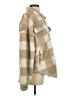 PacSun Plaid Tan Faux Fur Jacket Size XXS - photo 4