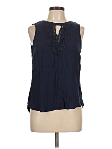 Pale Sky Sleeveless Blouse (view 1)