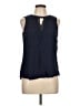 Pale Sky 100% Rayon Blue Sleeveless Blouse Size L - photo 1