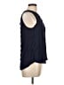 Pale Sky 100% Rayon Blue Sleeveless Blouse Size L - photo 4