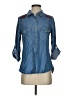 Miami Blue 3/4 Sleeve Button-Down Shirt Size S - photo 1