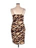 Leith Animal Print Brown Cocktail Dress Size XL - photo 2