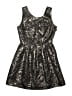 JACK Metallic Silver Dress Size 2 - photo 1