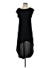 Moa Moa Solid Black Casual Dress Size S - photo 1