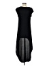 Moa Moa Solid Black Casual Dress Size S - photo 2