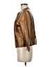 Per Se By Carlisle 100% Leather Brown Leather Jacket Size 6 - photo 5