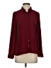 Express Outlet 100% Polyester Burgundy Long Sleeve Blouse Size S - photo 1
