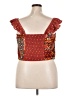 Torrid 100% Rayon Red Sleeveless Blouse Size 2X Plus (2) - photo 2