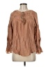 by the River Brown Long Sleeve Blouse Size M - photo 1