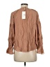 by the River Brown Long Sleeve Blouse Size M - photo 2