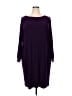 MSK Solid Purple Casual Dress Size 22 - photo 1