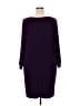 MSK Solid Purple Casual Dress Size 22 - photo 2