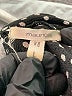 Maurices Polka Dots Black Short Sleeve Blouse Size L - photo 7