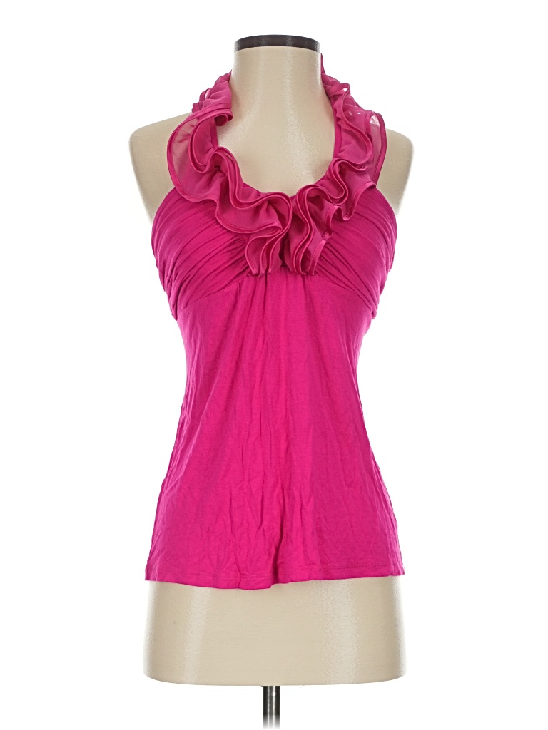 Pre-owned Express Sleeveless Blouse In Pink