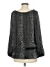 MICHAEL Michael Kors 100% Polyester Gray 3/4 Sleeve Blouse Size M - photo 2