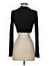 Shein 100% Polyester Black Long Sleeve Top Size 4 - photo 2