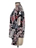 Unbranded 100% Polyester Paisley Gray Black Long Sleeve Blouse Size M - photo 5