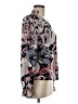 Unbranded 100% Polyester Paisley Gray Black Long Sleeve Blouse Size M - photo 4