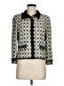 Per Se By Carlisle Houndstooth Ivory Jacket Size 8 - photo 1