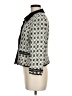 Per Se By Carlisle Houndstooth Ivory Jacket Size 8 - photo 5