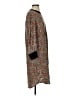 uncle frank 100% Rayon Print Brown Casual Dress Size Sm - Med - photo 4