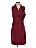 Unbranded 100% Polyester Burgundy Coat Size S - photo 1