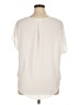 Lush 100% Polyester Ivory Short Sleeve Top Size XL - photo 2