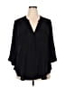 Torrid Black 3/4 Sleeve Blouse Size 2X Plus (2) - photo 1