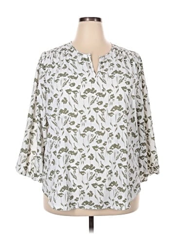 Monday Fun 3/4 Sleeve Blouse (view 1)